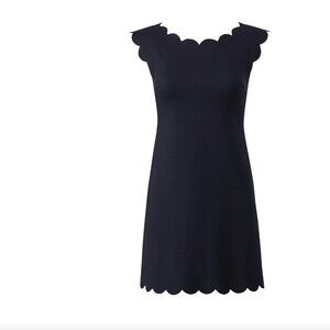 Bailey 44 Women's Scalloped Petal Dress Black Size Large